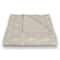 Beige & White Swiss Cross Pattern Fleece Blanket
